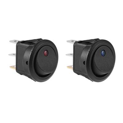 20A 12V 3 Pin Auto Auto Boot Ein Aus Runder Punkt LED Licht Wippschalter