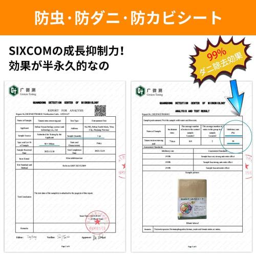SIXCOM Insect, Mite, and Mold Repellent Sheet for 4.5 Tatami Mats, Healthy Flooring, Moisture-Proof, and Insect Repellent, for Use on Tatami Mats or U