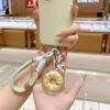 999 Fine Gold Peace Keyring Bag Charm - Auspicious Gift for Partner