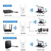 [2 Pieces] 300 Mbps Wifi Repeater - E.F.CONNECTION - Easy Configuration - 200m² Coverage - WPA/WPA2 Security