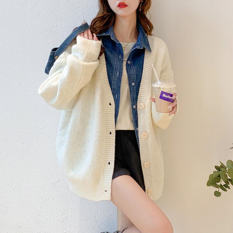 

Mocana Women s V-Neck Long Sleeve Knit Top One Size
