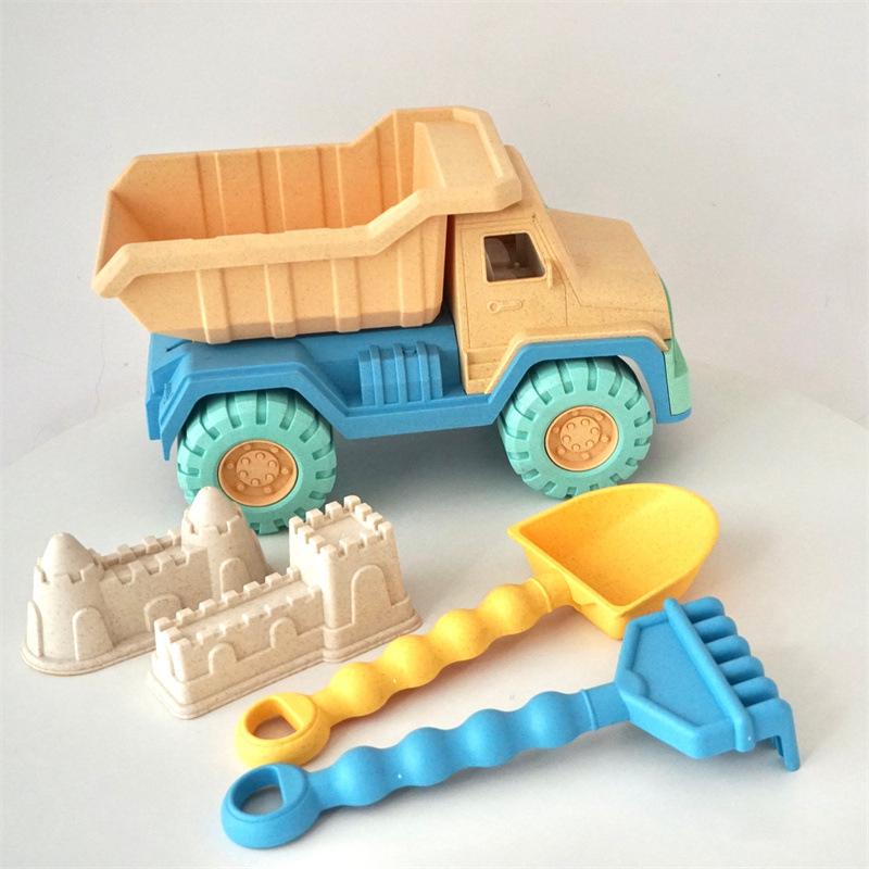 Kids Beach Sand Toys Set Travel Beach Toy Sand Castle Building Kit for Boys and Girls Large Sand Shovel Outdoor Party Gift