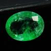 Natural Green Emerald Loose Gemstone Untreated Colombian 7 ct Oval Cut for Jewelry Making and Crafts