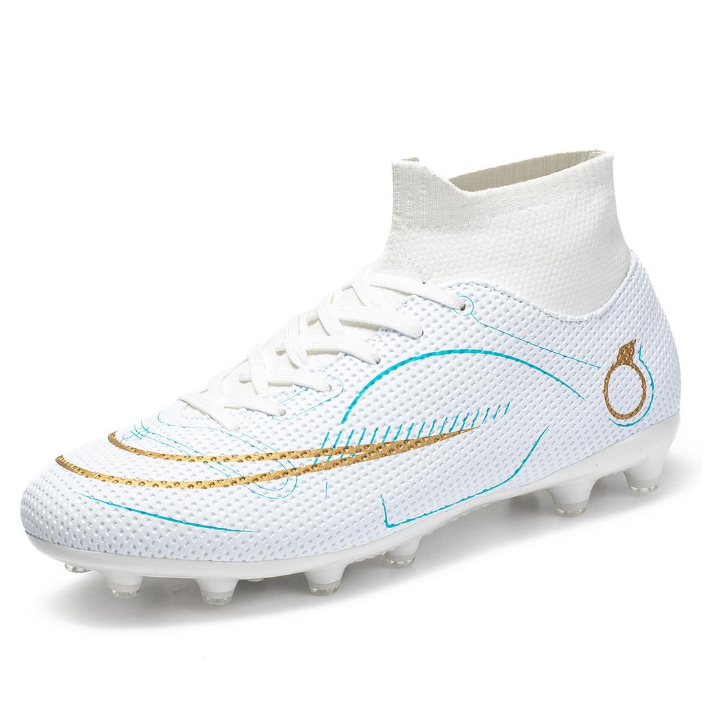 High top breathable outdoor men's football shoes professional children's men's football shoes long nails women's broken nails football shoes