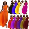 Women's One Shoulder Cut Out Pleated Maxi Dress Slim Fit Four-Way Stretch Evening Party Formal Gown