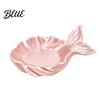 Fishtail Design Tray Pearlescent Elegant Tray Capacity Large Jewelry Storage Groove Design 3D Printing Desktop Ornament for Rings