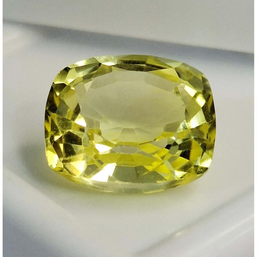 Cushion Cut Natural Yellow Sapphire 6-8 Ct Beautiful Certified Loose Gemstone