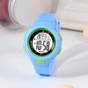 CE49 Trendy Student Watch Children's Watch Fashionable Night Light Waterproof PU Strap Pinhole Electronic Watch