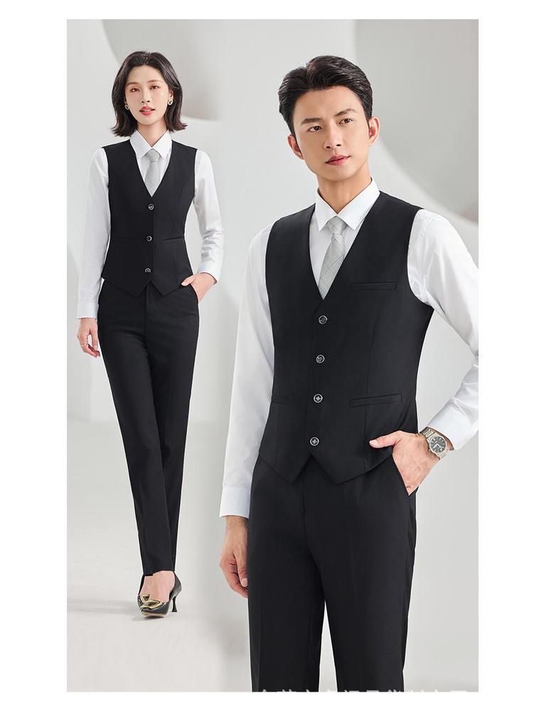 Professional Suit Sets: Women's Jackets & Men's Formal Interview Wear for Hotel Managers and Business Companies