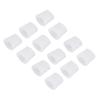 8 Pairs Finger Sleeves Protector SEBS Washable Elastic Anti Slip Thumb Finger Tube Sleeve for Writing Transparent