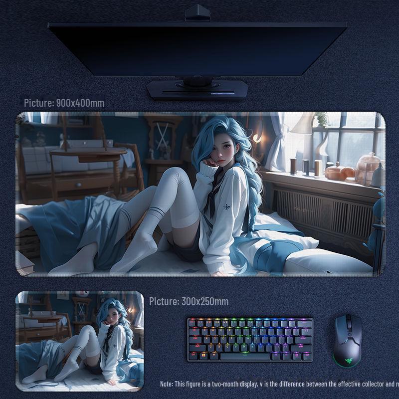 

Великий килимок для миші Jinx - настільний килимок для кіберспорту League of Legends 210*260mm, Jinx004