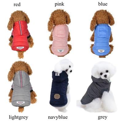 Winter Dog Clothes Pet Small Dogs Coats with a Hat Quilted Dog Clothing Windproof Dog Jacket