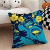 Cocktail glass print Cushion Cover Natural Linen Double Sided Print  Throw Pillow Case for Sofa Couch Home Decor