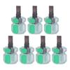 7pcs Mini Stubby Screwdriver Non-Slip Flat Head Flathead Screwdriver Multifunction Ergonomic Handle Sewing Machine Screwdriver