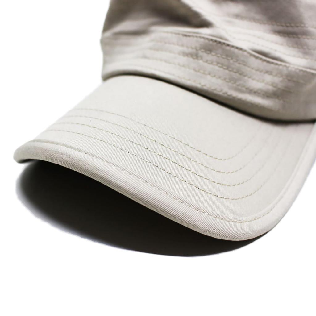 [Grand Eight] 57-59cm Stretch Design Work Cap with Comfortable Mesh Lining, FREE Size, Ivory