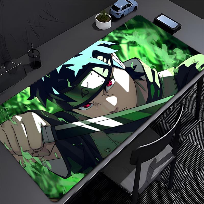 NARUTO Uchiha shisui Gaming Mouse Pad Accessories Office Gamer Keyboard Desk Mat Non-Slip ground mat big PC Anime game Mousepad