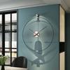 Slient Wall Clock Metal Round Wall Clock Modern Minimalism Large Hanging Clocks Living Room Furniture Decorative Accessories