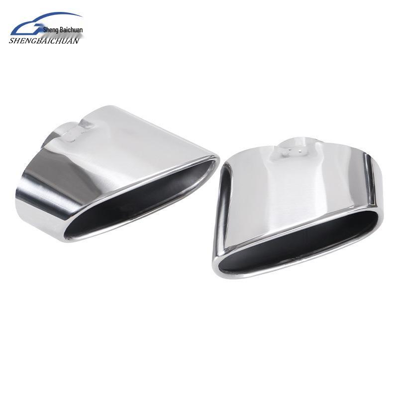 Stainless Steel Square Exhaust Tailpipe for 04-13 BMW X5 E70/E53, Modification and Installation Compatible
