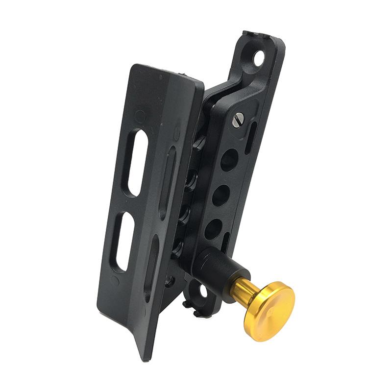 Czarny czerwony samochodowy regulowany uchwyt na gaśnicę do dekoracji bagażnika samochodu, wnętrza samochodu