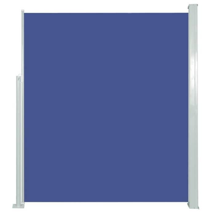 VidaXL Retractable Side Awning 120 X 300 Cm Blue