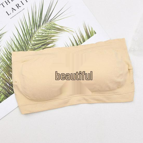 6XL Plus Size Strapless Sports Bandeau Bra - Wire-Free Lingerie