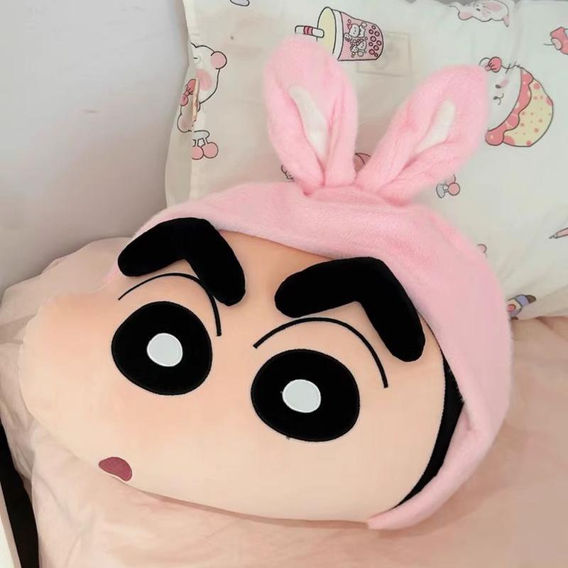 Original Crayon Shin Chan Plush Toy Big Size Lying Cartoon Stuffed Kawaii Doll Christmas Gifts Trendy Toys Cuddly Fluffy Huggable Comfort Adorable