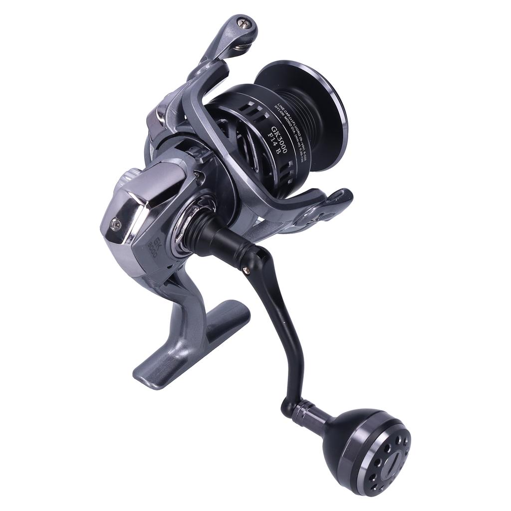 13+1 Bearing Spinning Reel 5.2:1 Gear Ratio Foldable Arm Fishing Wheel Fishing Accessory(GK3000 )