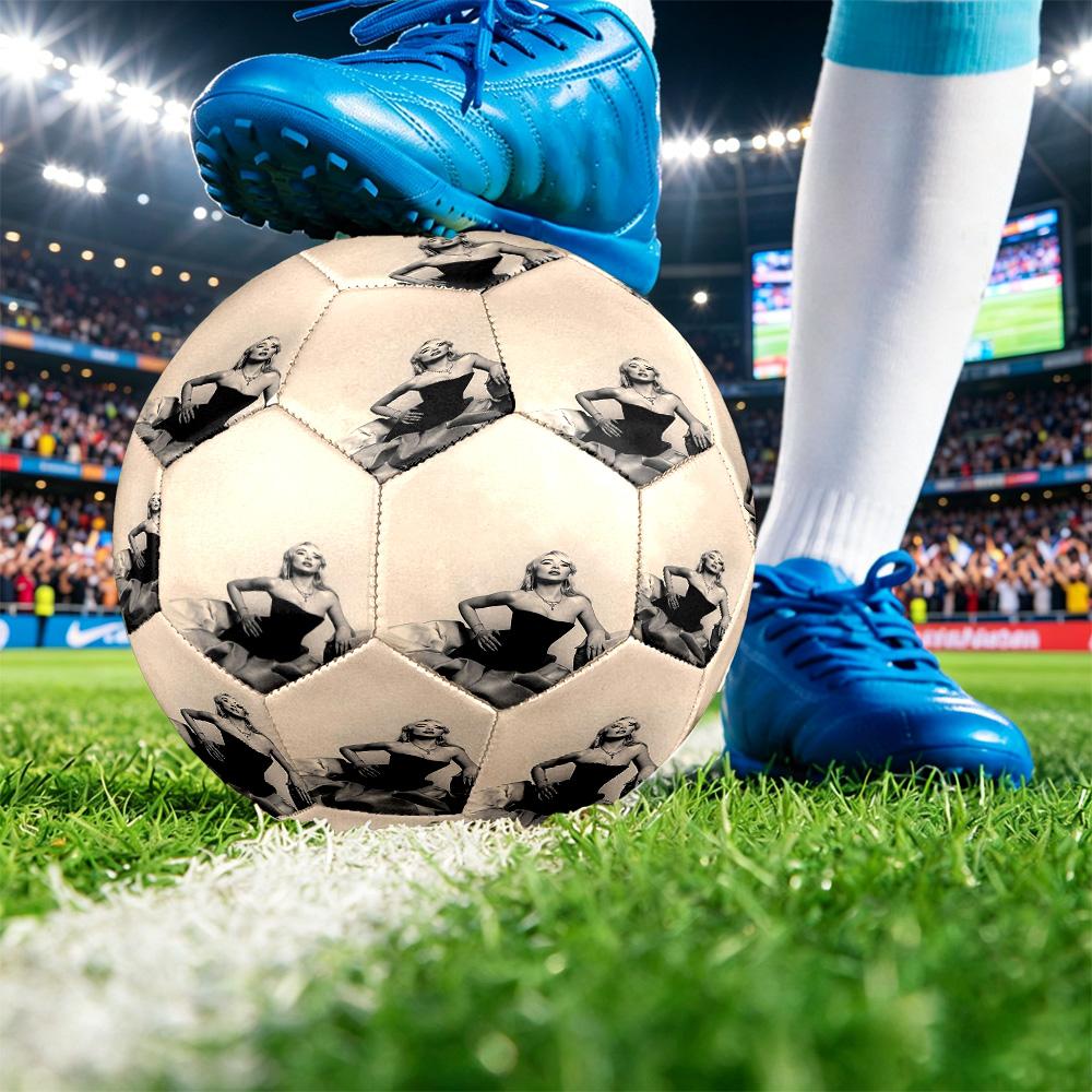 Sabrina Carpenter Print Size 5 Soccer Ball Durable Shock?Absorbing Sports Ball For Training Match Outdoor Playing
