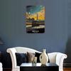 Retro Style Islamic Pilgrimage Site Decor - Weatherproof Metal Wall Art for utdoor Use - Perfect for Home,  Islamic Home Decor
