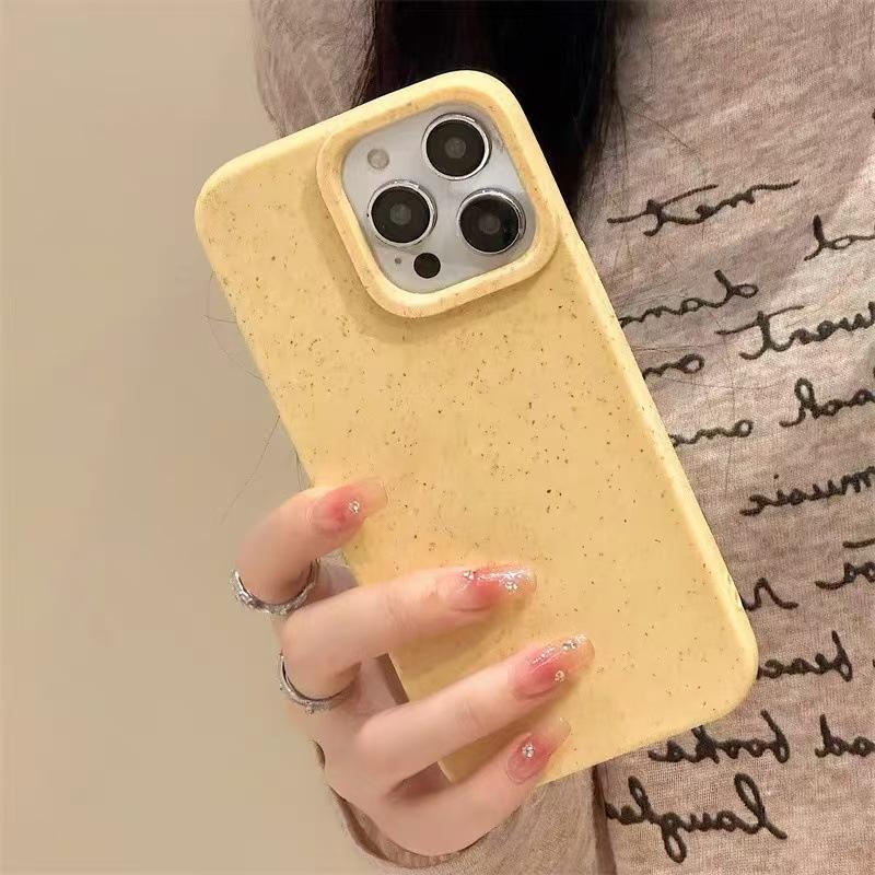 Wheat Shell Compatible with IPhone 15, Apple 17 Air, Solid Color, Minimalist Design, 16 Pro/14 Pro Max, New Style