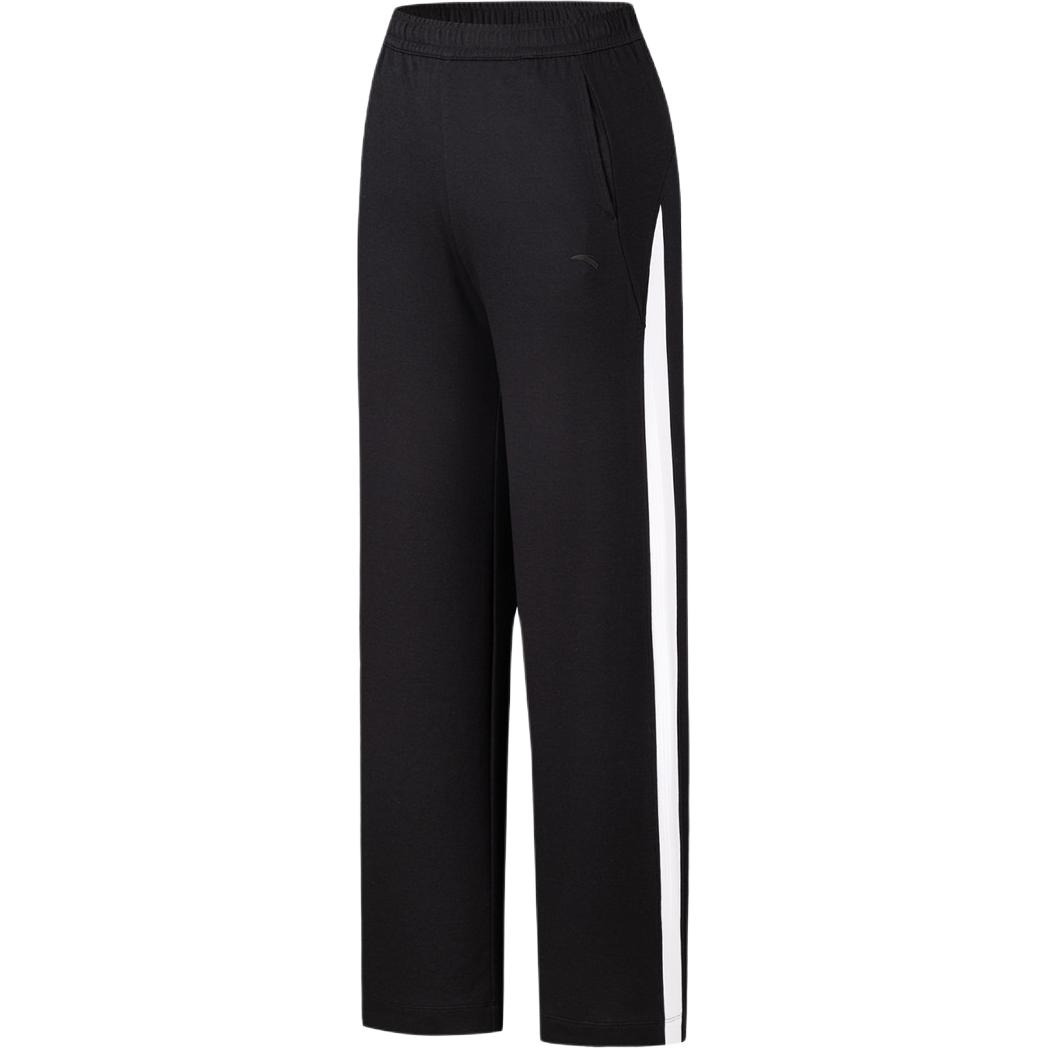 Anta Striped Minimalist Versatile Sports Trousers Women bottoms 162628309-1 M