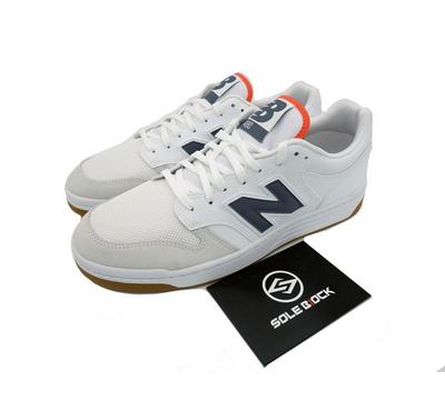 BB 480 Bas NB Blanc Gris Gomme Hommes Unisexe Chaussures Décontractées BB480LFD