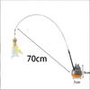 Cat Toys interactive Sucker Feather with Bell Cat Stick Toy for Kitten Playing Teaser Wand Toy Cat Supplies