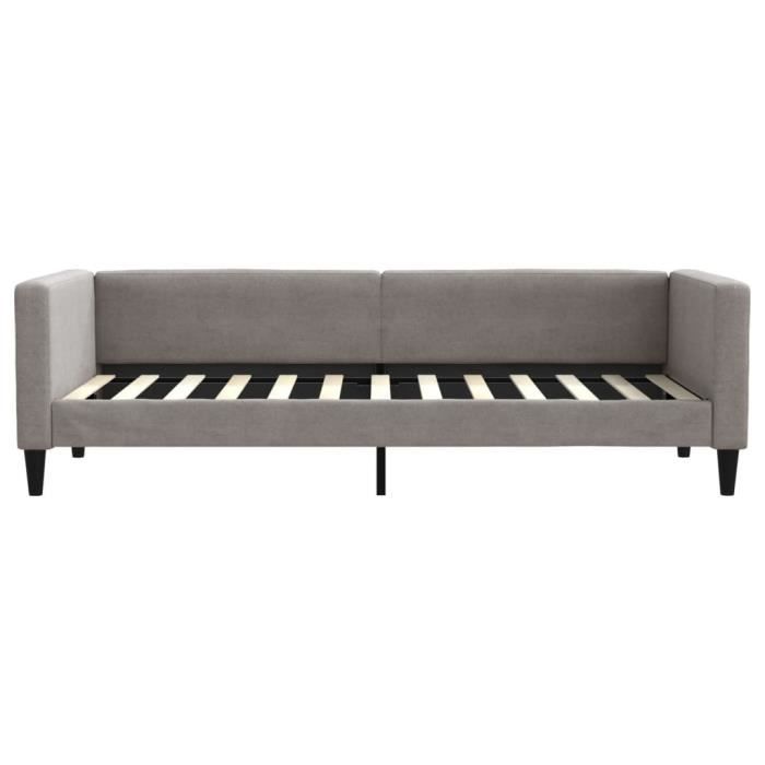 VidaXL Taupe Daybed 80x200 Cm Fabric 353981