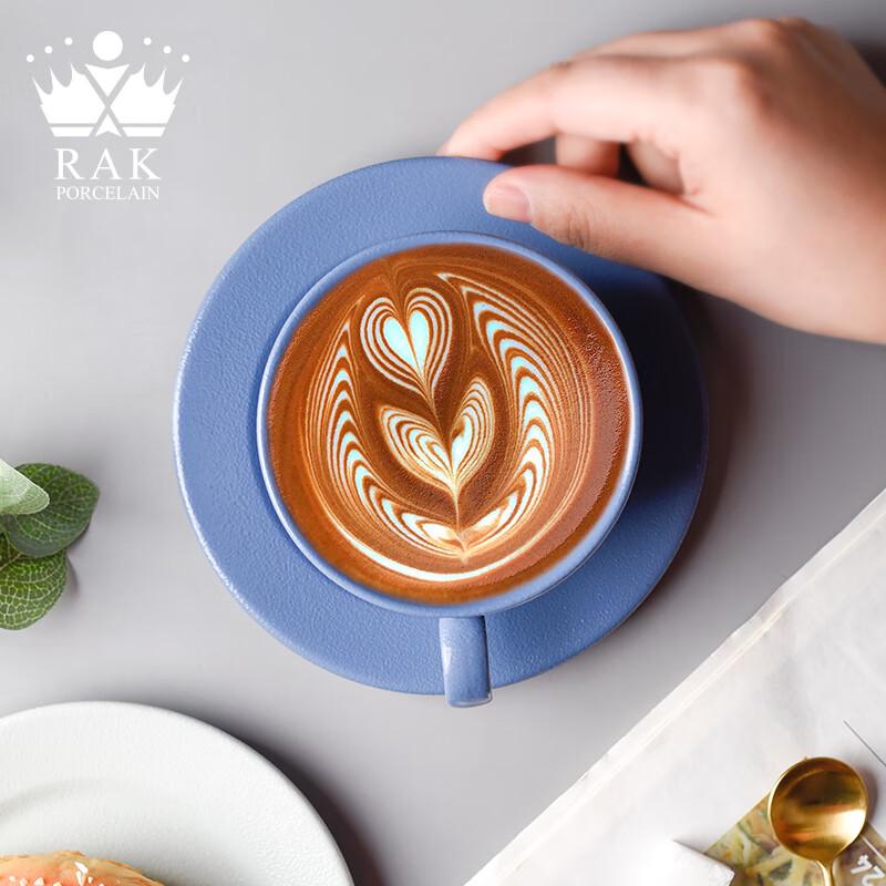 RAK Porcelain Nordic Lavender Blue Coffee Cup & Saucer