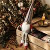 Soft Stuffed Gnome Toy Christmas Plush Doll Decoration, Long Leg Swedish Figurine, Window Decoration Holiday Elf Dwarf Ornament for Home Tiered