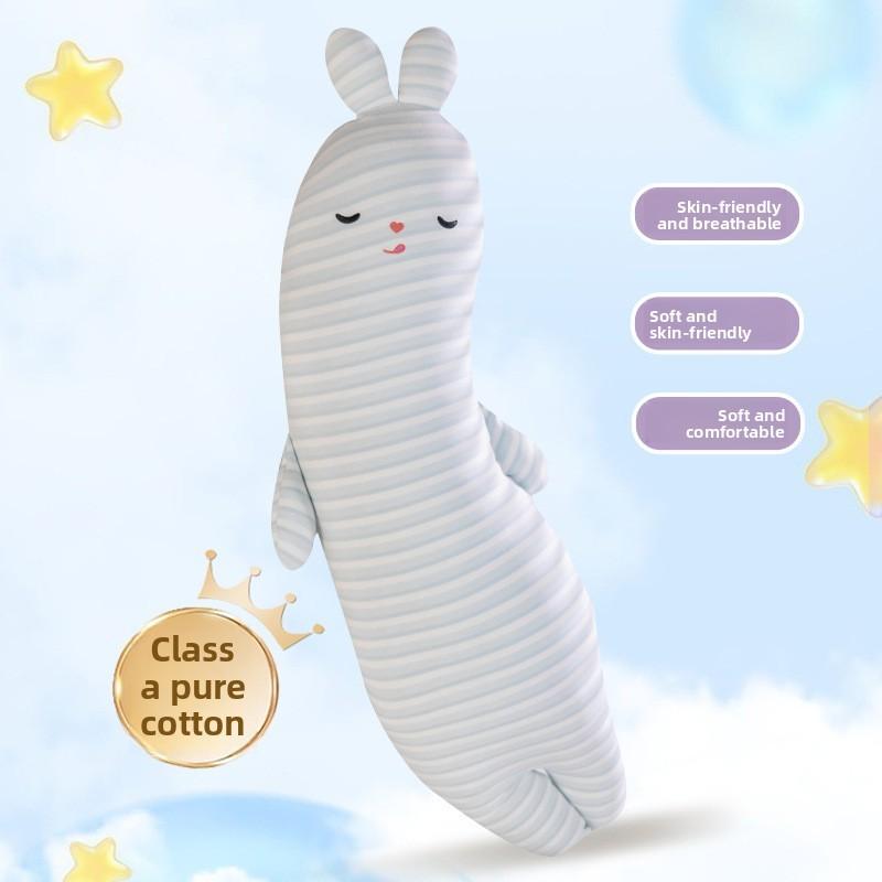 

Classic Cartoon Bunny Cotton Sleep With Removable Cover For Adults And Pregnant Women Blue Bunny,90CM