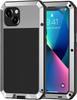 For iPhone 17 Air 16e 15 14 13 12 11 Pro Max XS XR 8 7 Plus Tank Armor Metal Case Shockproof Aluminum Cover Glass Screen Protect