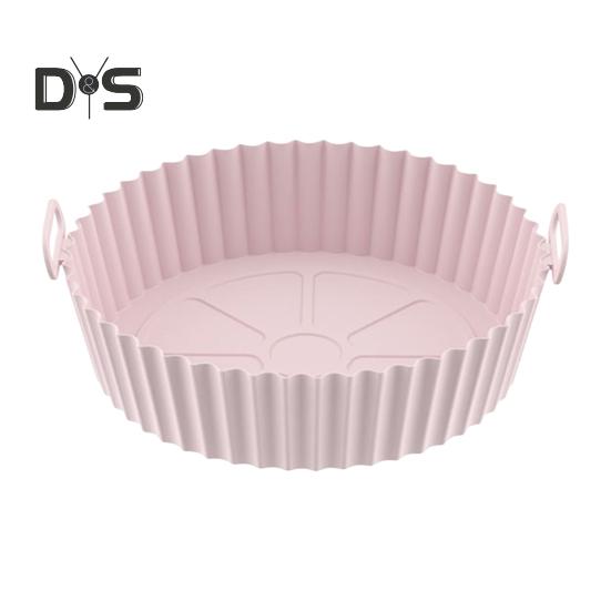 Silicone Frying Liners Air Circulation Baking Tray Dual-sided Cooking Pan Grease-free Air Fryer Basket Kitchen Accessory