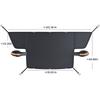 Car Snow Cover, Front Windshield Sunshade, Glass Sun Visor, Thickened Magnetic Snow Cover, Anti-freezing Half Cover, Car Cover