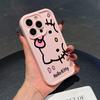 Pink Cartoon Hello Kitty Phone Case For Iphone 17 16 Pro Max 17 Air 16e 15 14 13 12 11 Pro Max  14 15 16 Plus INS Silicone Cover