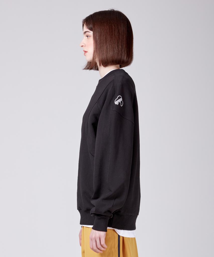 SSQR Unisex Embroidered Sweatshirt Zoc_02_Black_Medium
