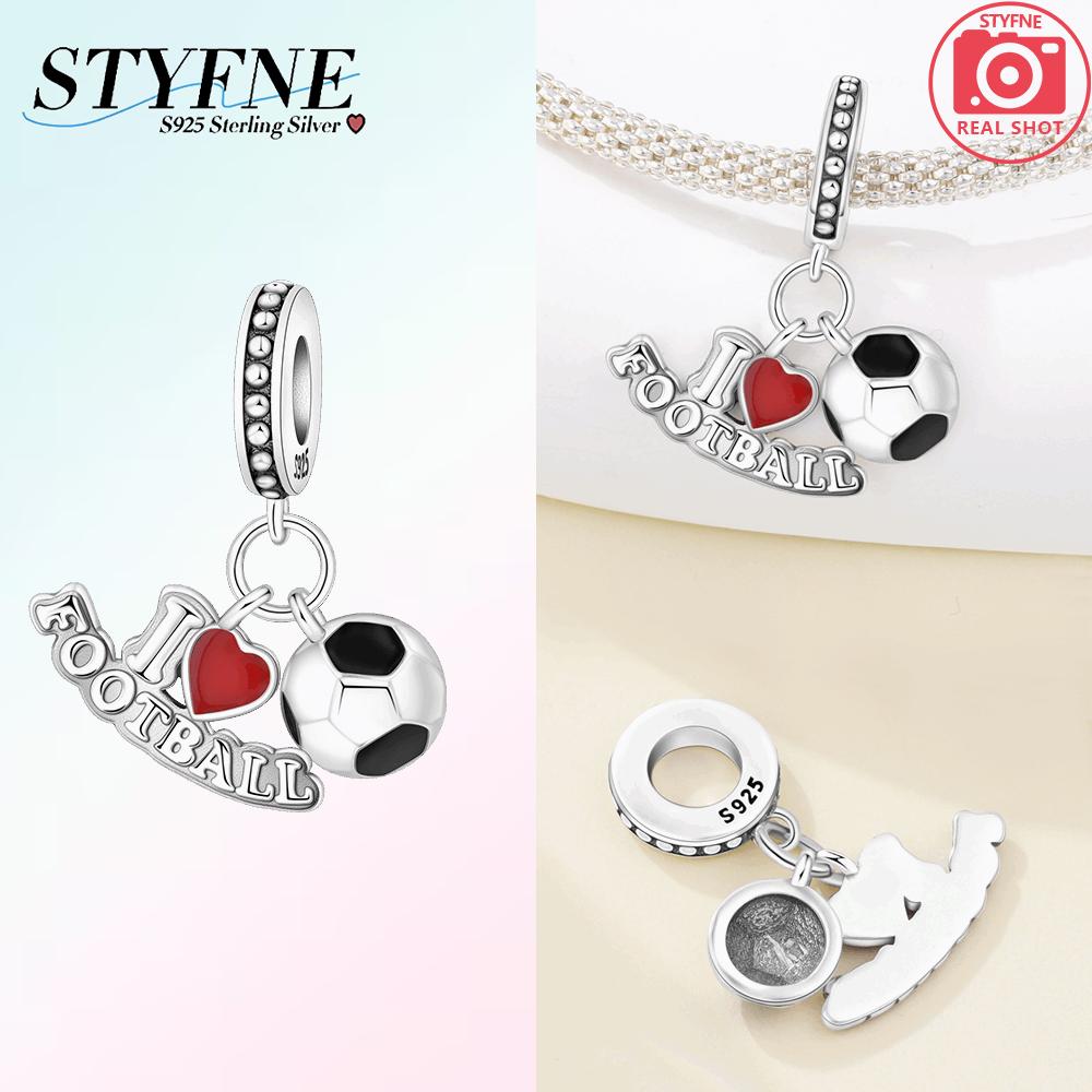 Charms Plataoriginalesfootball Baseball Beads For Charms Copper Bracelet Beads Jewellery Making Women'S Gift
