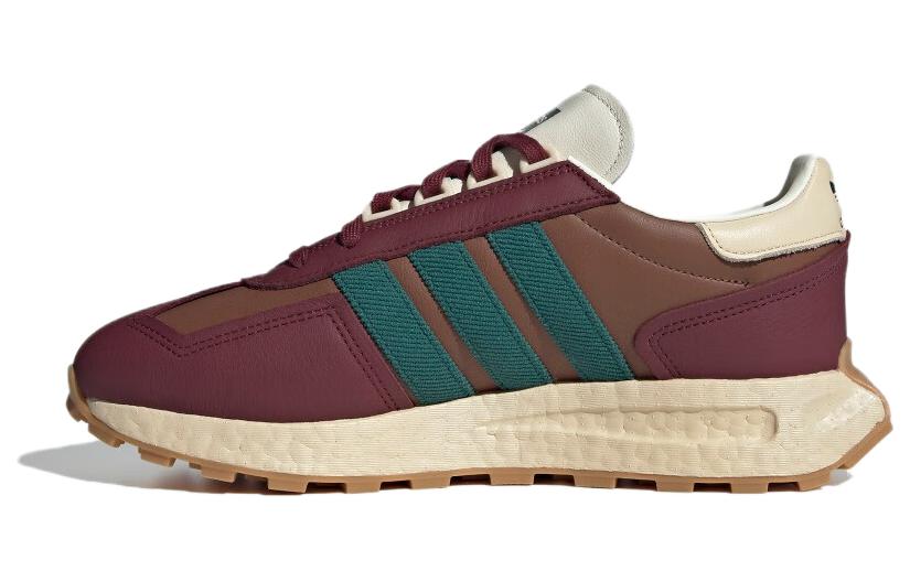

Adidas Originals Retropy E5 Fabric Cushioning, Wear Resistant Low top Casual Running Shoes Unisex Dark Red Brown ID6145 44