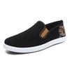 Spring new comfortable and breathable casual embroidered walking shoes fashionable soft-soled men's cloth shoes