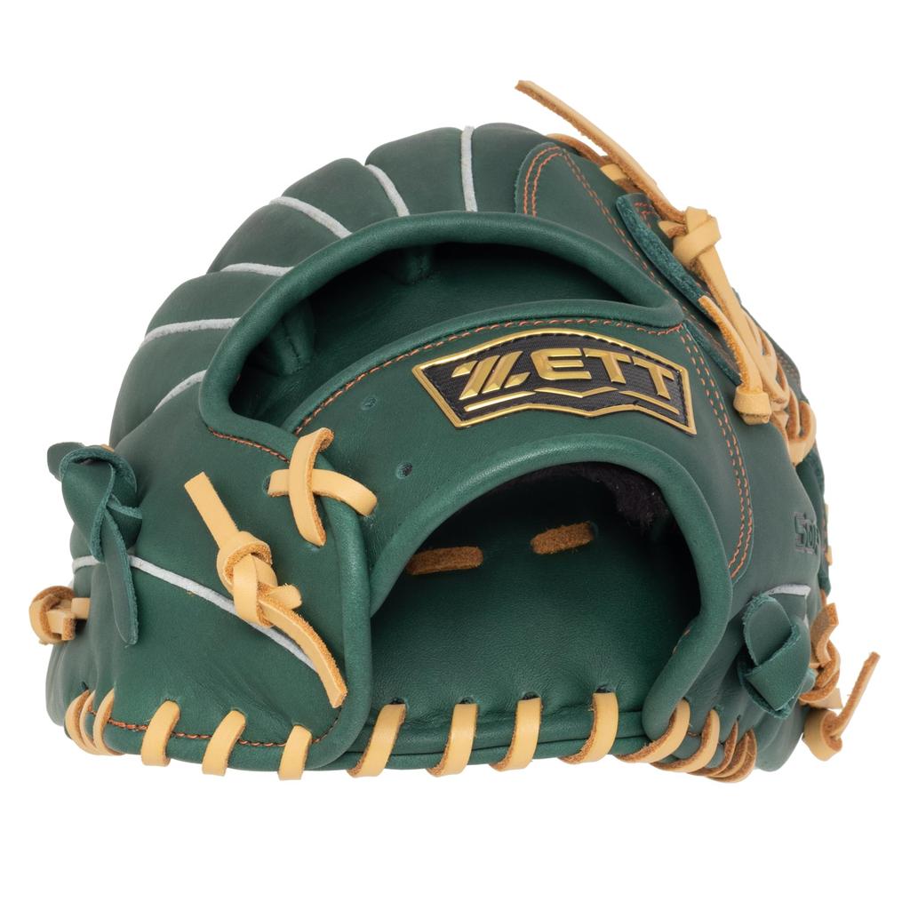 ZETT Baseball Soft Baseball Limited and ZETT Baseball Swallow Sports D Green x Pastel Glove, Glove, All-Around, Edition, Boys' Juniors', BJG742650,