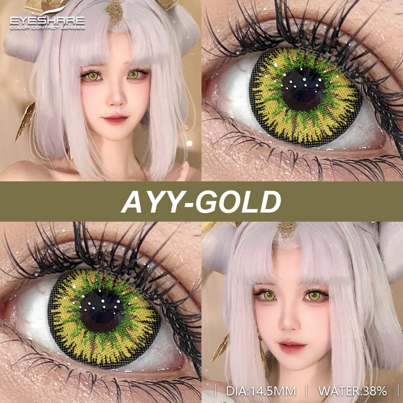 

EYESHARE Многоцветные контактные линзы для выставки комиксов, костюм персонажа для косплея на Хэллоуин, цветные контактные линзы, 1 пара