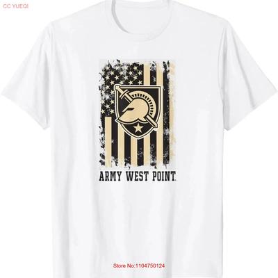 Patriotic Army Black Knights T Shirt Retro American Flag West Point Vintage Washed Slightly Graphic Breathable Stylish Homme
