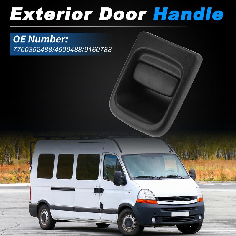 UXCELL Front Left Side Exterior Door Handle No.7700352488/4500488 Outside Car Door Handle for Renault Master II 1998-2010 1 Pcs