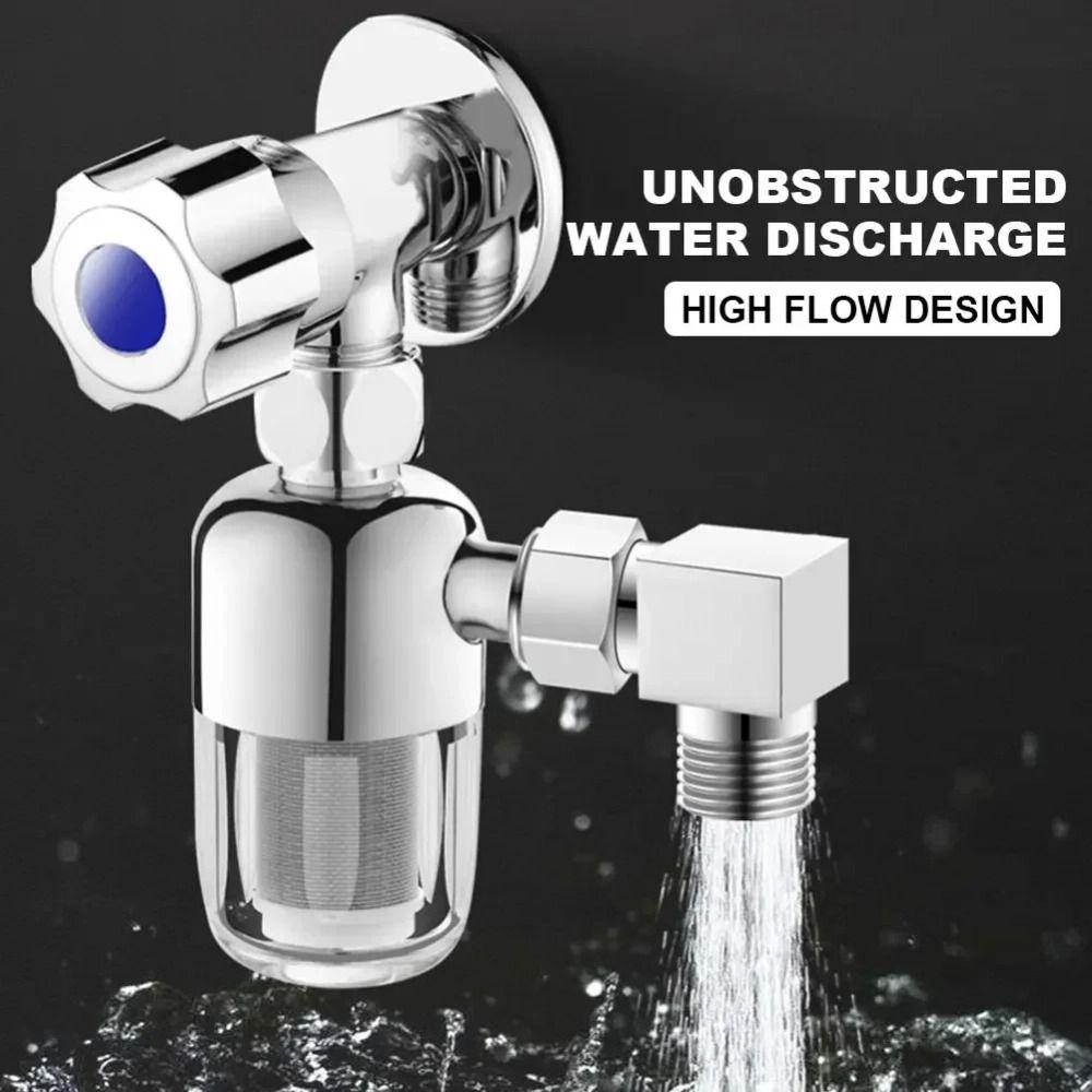 Stainless Steel Pre Water Filter Transparent Spray Head Direct Drinking Water Purifier  Bathroom